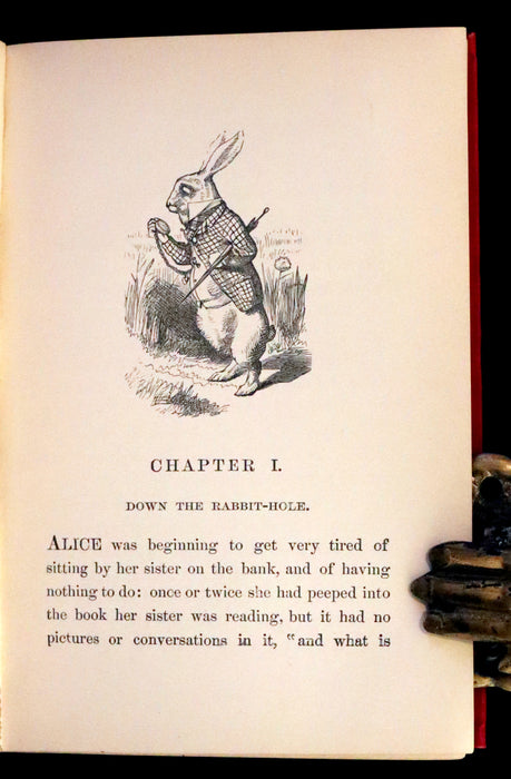 1888 Scarce early edition - Alice's Adventures in Wonderland by Lewis Carroll.