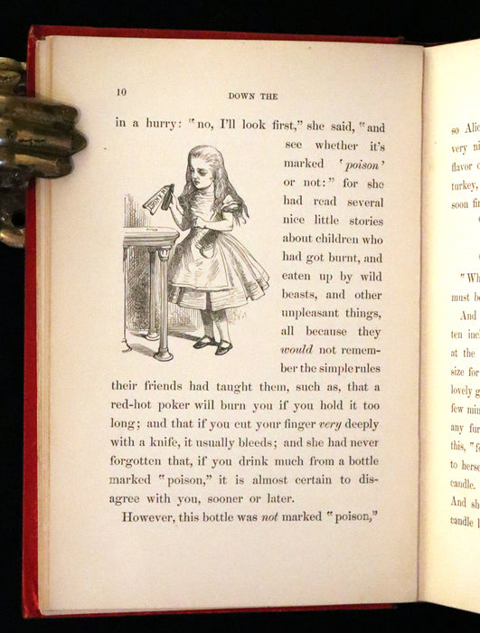 1888 Scarce early edition - Alice's Adventures in Wonderland by Lewis Carroll.