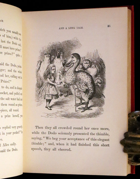 1888 Scarce early edition - Alice's Adventures in Wonderland by Lewis Carroll.