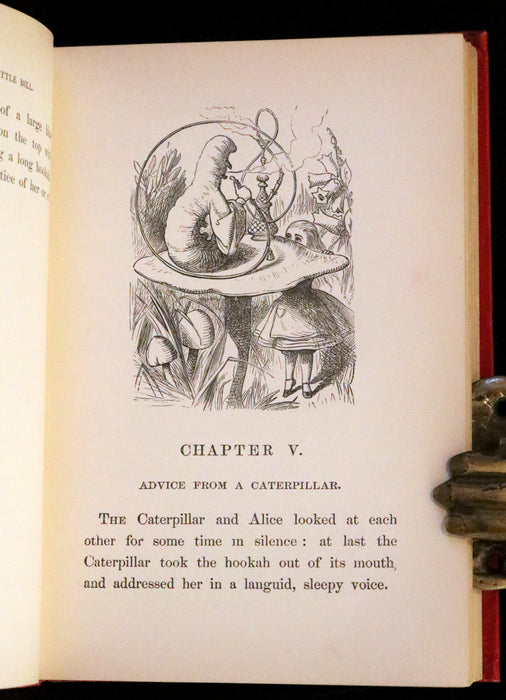 1888 Scarce early edition - Alice's Adventures in Wonderland by Lewis Carroll.