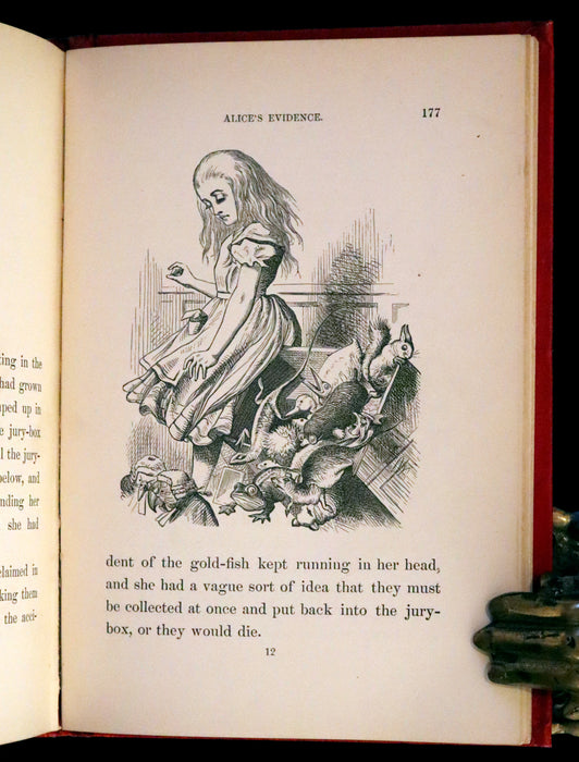 1888 Scarce early edition - Alice's Adventures in Wonderland by Lewis Carroll.