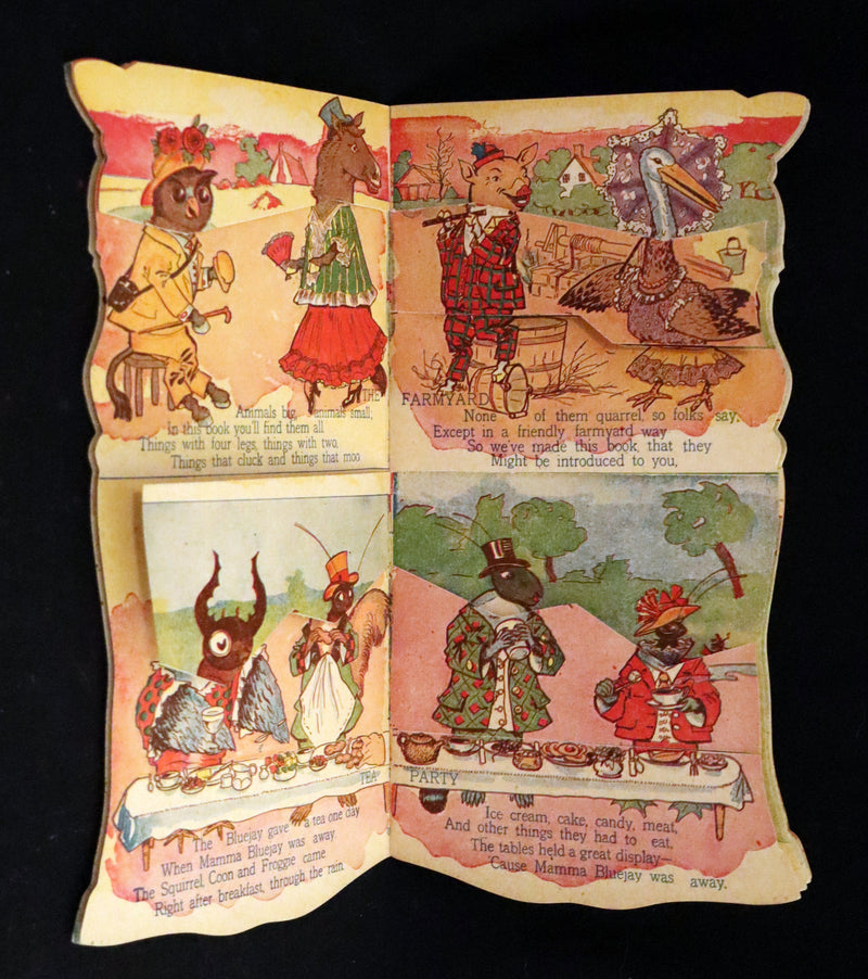 1914 Rare Book - Moving Picture Animals with 120 Different Animals and Birds by R. H. Garman.