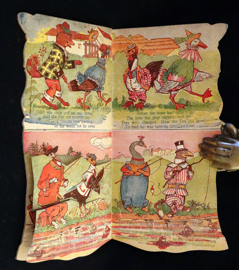 1914 Rare Book - Moving Picture Animals with 120 Different Animals and Birds by R. H. Garman.