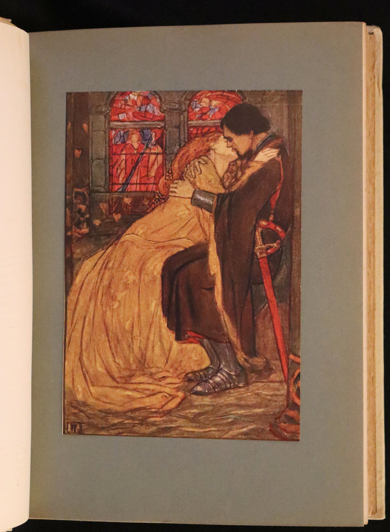 1912 Rare First Edition - Tennyson's Guinevere Illustrated by Pre-Raphaelite Florence Harrison.