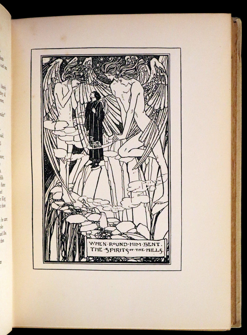 1912 Rare First Edition - Tennyson's Guinevere Illustrated by Pre-Raphaelite Florence Harrison.