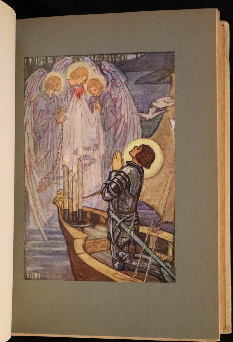 1912 Rare First Edition - Tennyson's Guinevere Illustrated by Pre-Raphaelite Florence Harrison.