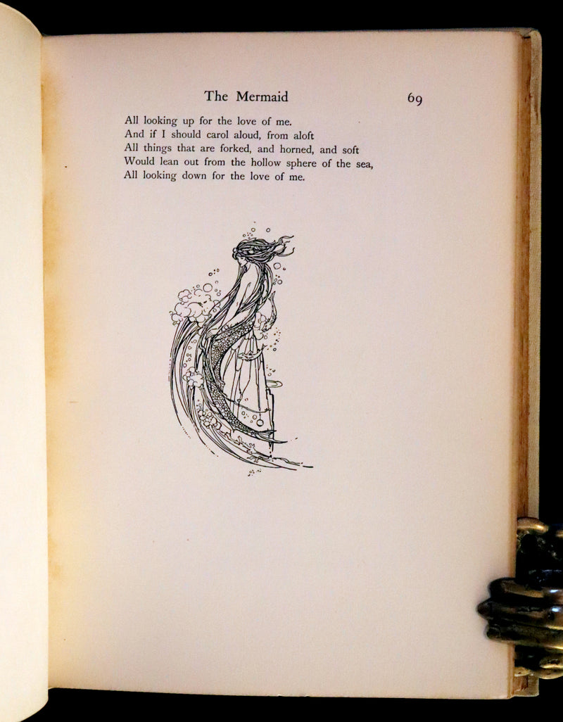 1912 Rare First Edition - Tennyson's Guinevere Illustrated by Pre-Raphaelite Florence Harrison.