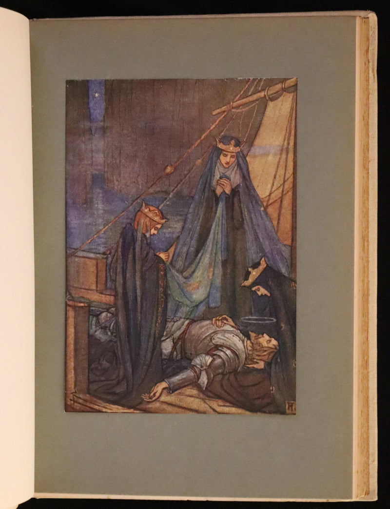 1912 Rare First Edition - Tennyson's Guinevere Illustrated by Pre-Raphaelite Florence Harrison.