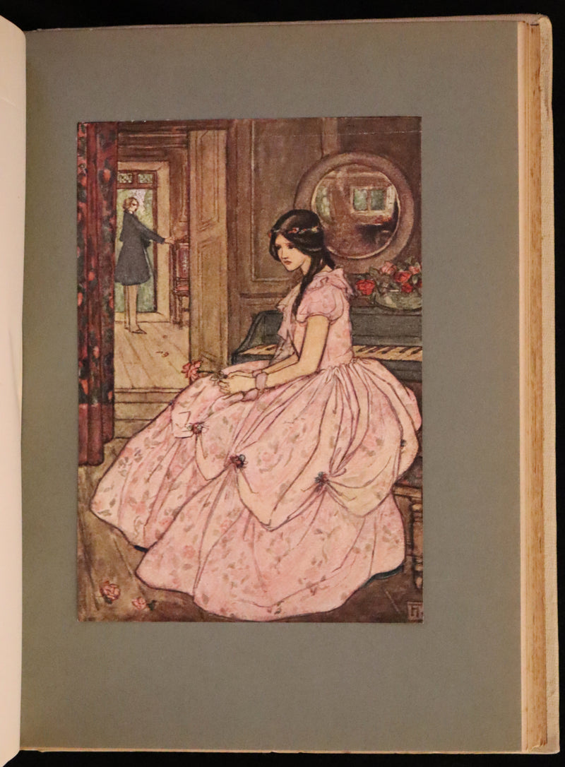 1912 Rare First Edition - Tennyson's Guinevere Illustrated by Pre-Raphaelite Florence Harrison.