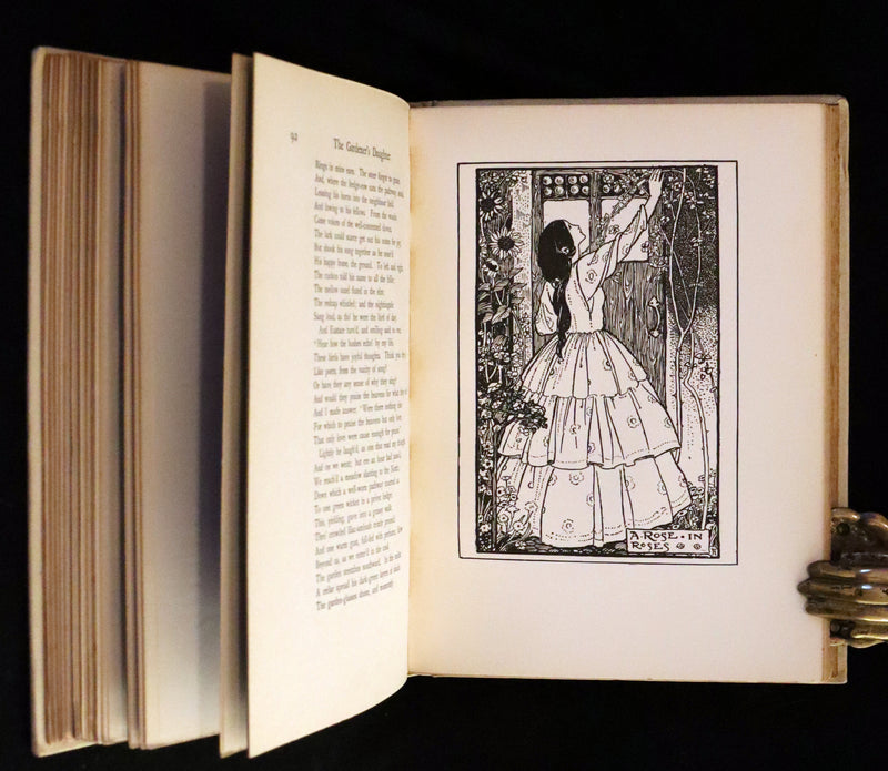 1912 Rare First Edition - Tennyson's Guinevere Illustrated by Pre-Raphaelite Florence Harrison.