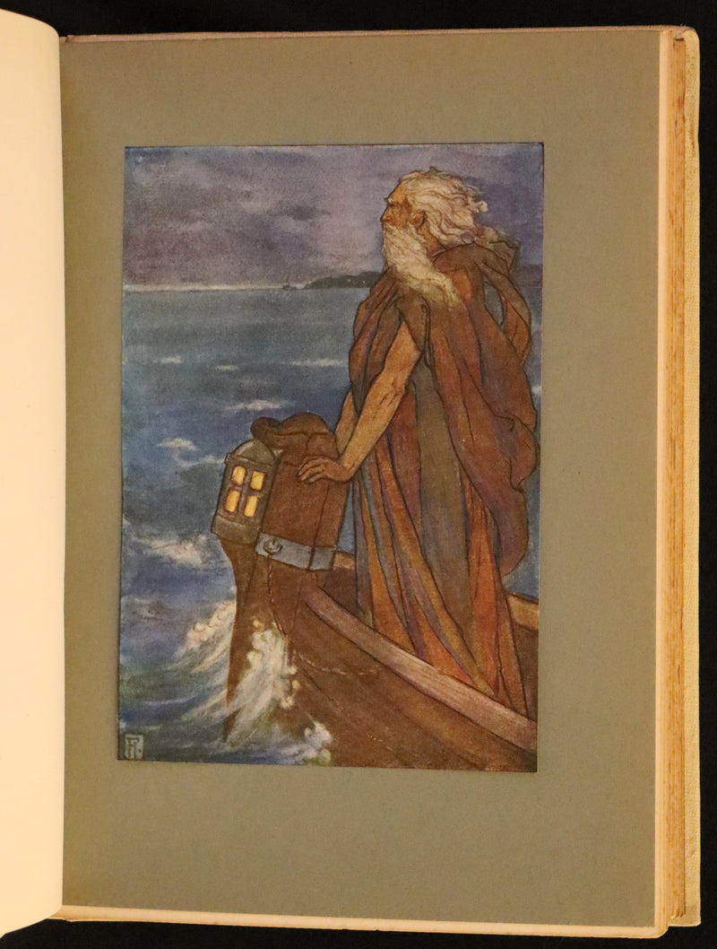 1912 Rare First Edition - Tennyson's Guinevere Illustrated by Pre-Raphaelite Florence Harrison.