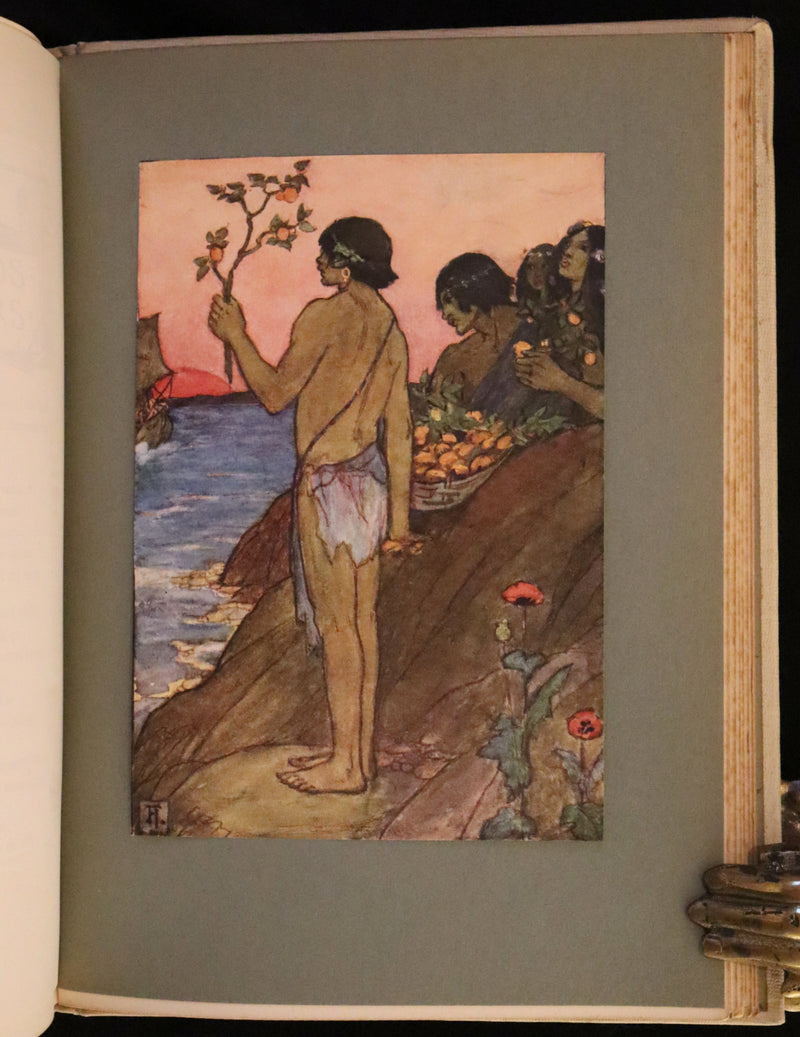 1912 Rare First Edition - Tennyson's Guinevere Illustrated by Pre-Raphaelite Florence Harrison.