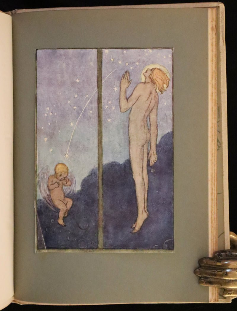 1912 Rare First Edition - Tennyson's Guinevere Illustrated by Pre-Raphaelite Florence Harrison.