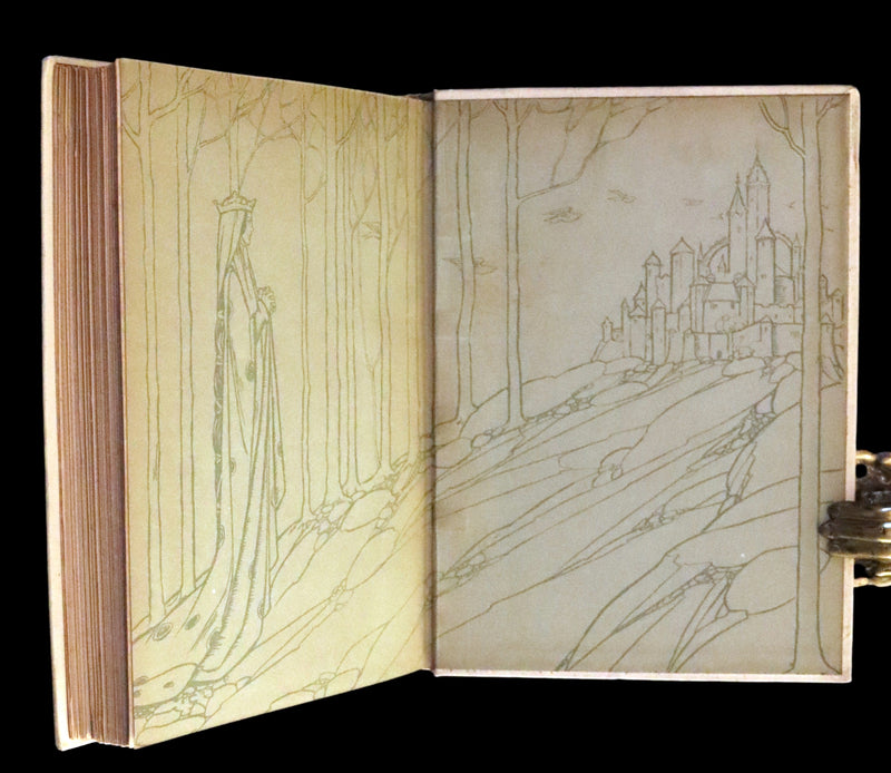 1912 Rare First Edition - Tennyson's Guinevere Illustrated by Pre-Raphaelite Florence Harrison.
