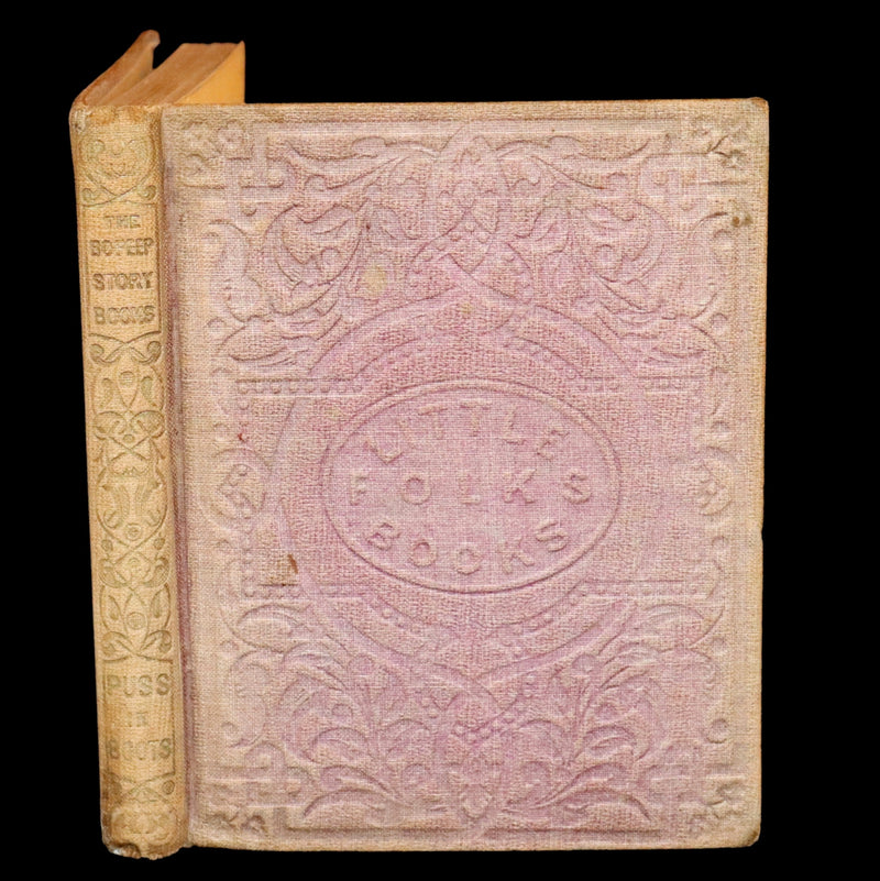 1840 Scarce Book - Little Folk Fairy Tales, Puss in Boots, The White Cat, The Ugly Little Duck, ... Illustrated.