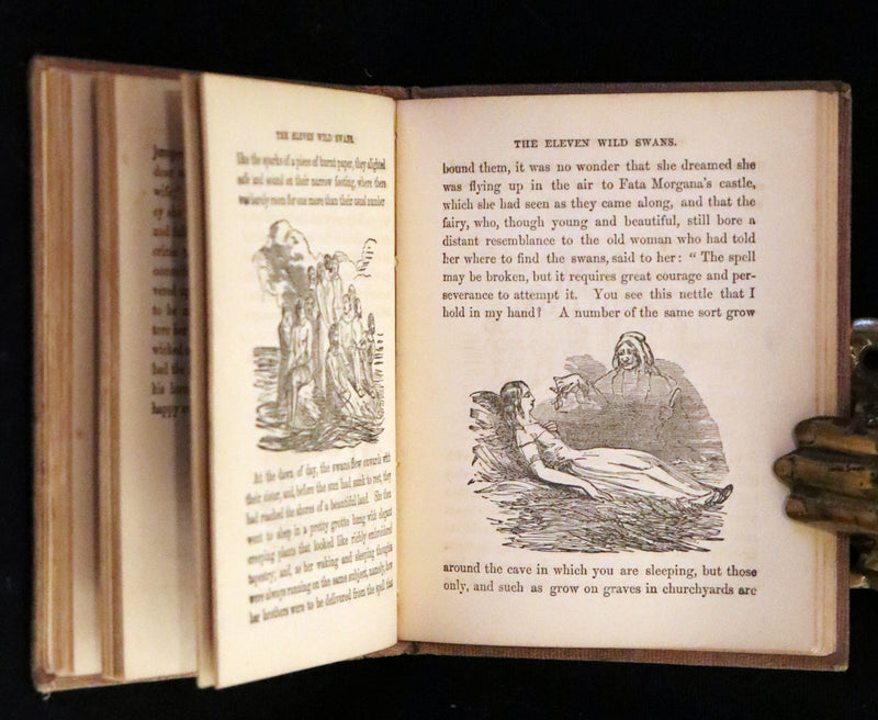 1840 Scarce Book - Little Folk Fairy Tales, Puss in Boots, The White Cat, The Ugly Little Duck, ... Illustrated.