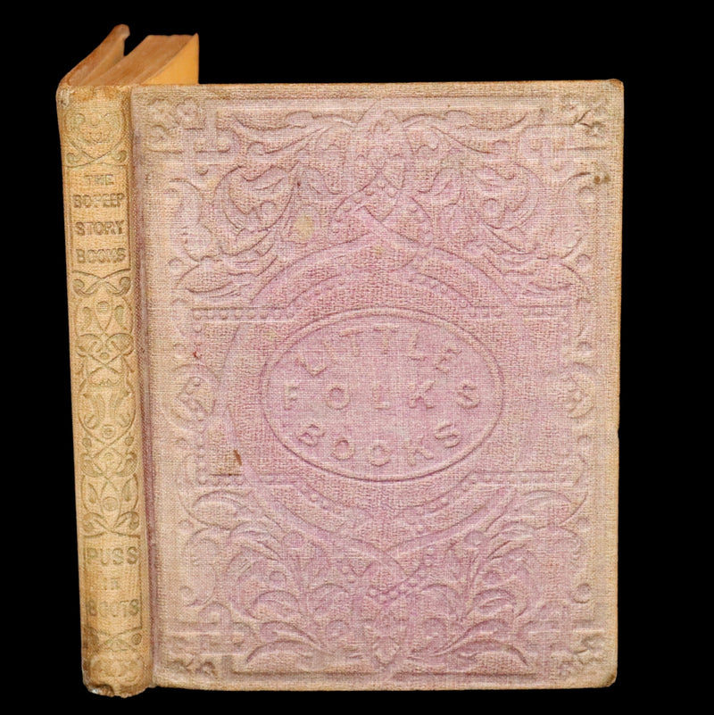 1840 Scarce Book - Little Folk Fairy Tales, Puss in Boots, The White Cat, The Ugly Little Duck, ... Illustrated.