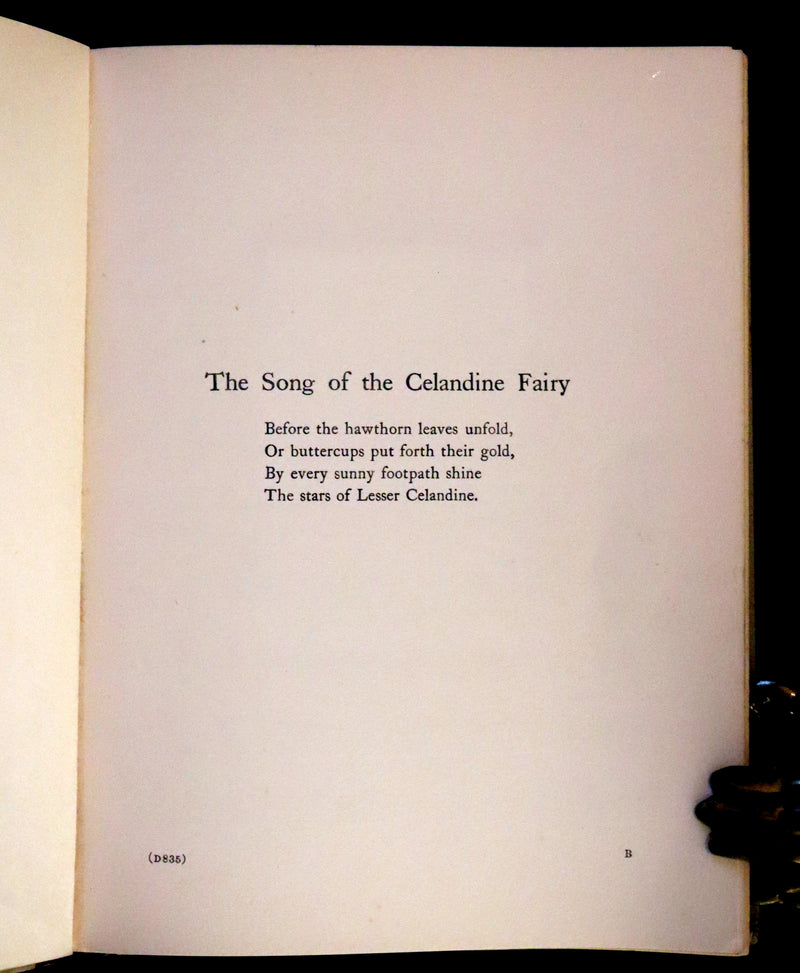 1930 First Edition - Flower Songs of the Seasons by Cicely Mary Barker with Music.