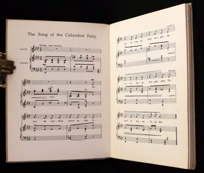 1930 First Edition - Flower Songs of the Seasons by Cicely Mary Barker with Music.