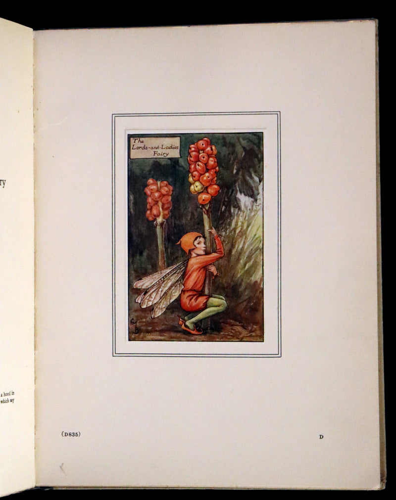1930 First Edition - Flower Songs of the Seasons by Cicely Mary Barker with Music.