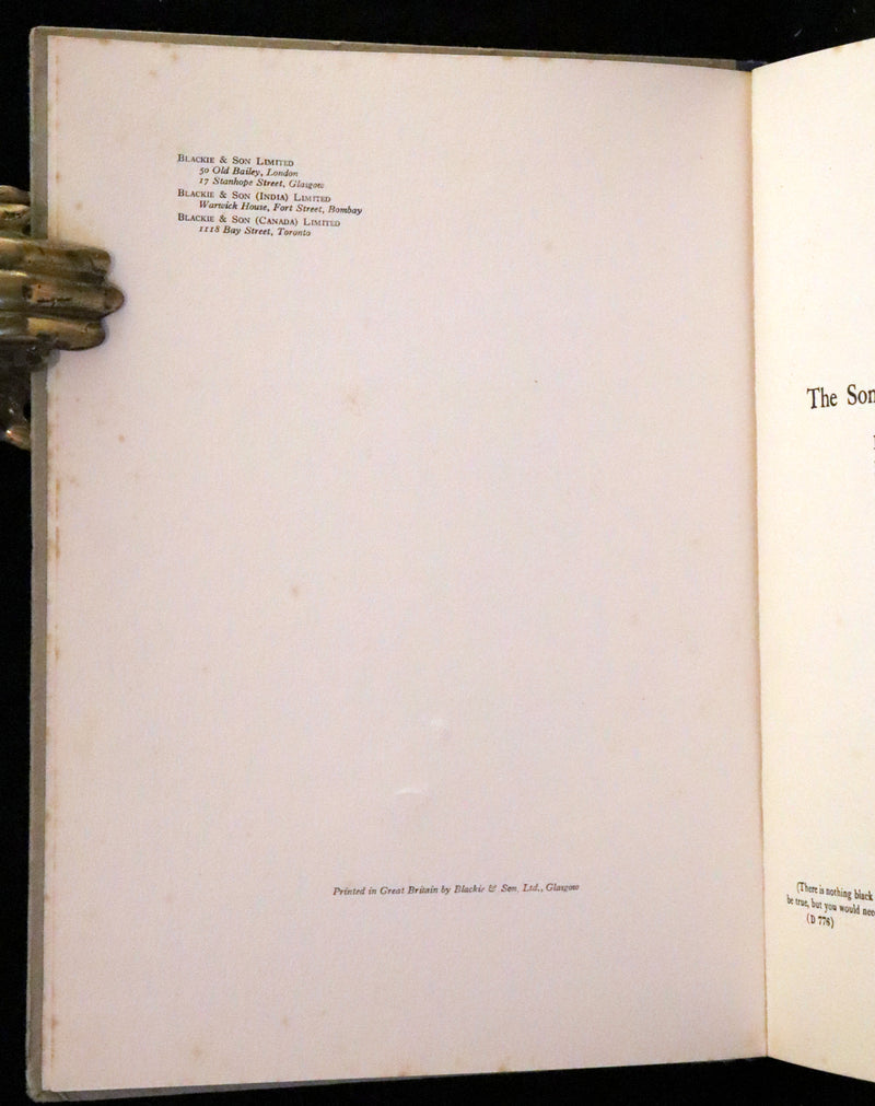 1926 First Edition - Flower Fairies of the Autumn Songs with Music by Cicely Mary Barker.