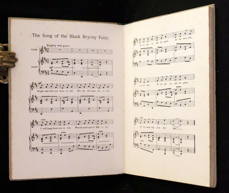 1926 First Edition - Flower Fairies of the Autumn Songs with Music by Cicely Mary Barker.