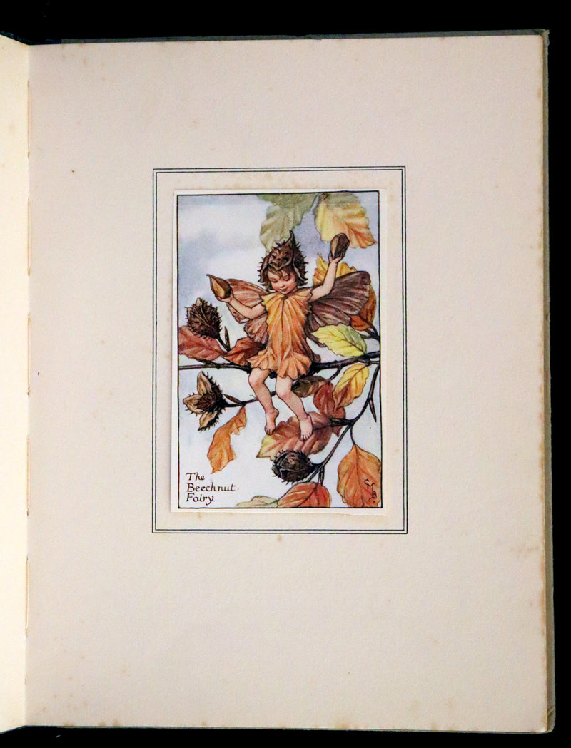 1926 First Edition - Flower Fairies of the Autumn Songs with Music by Cicely Mary Barker.