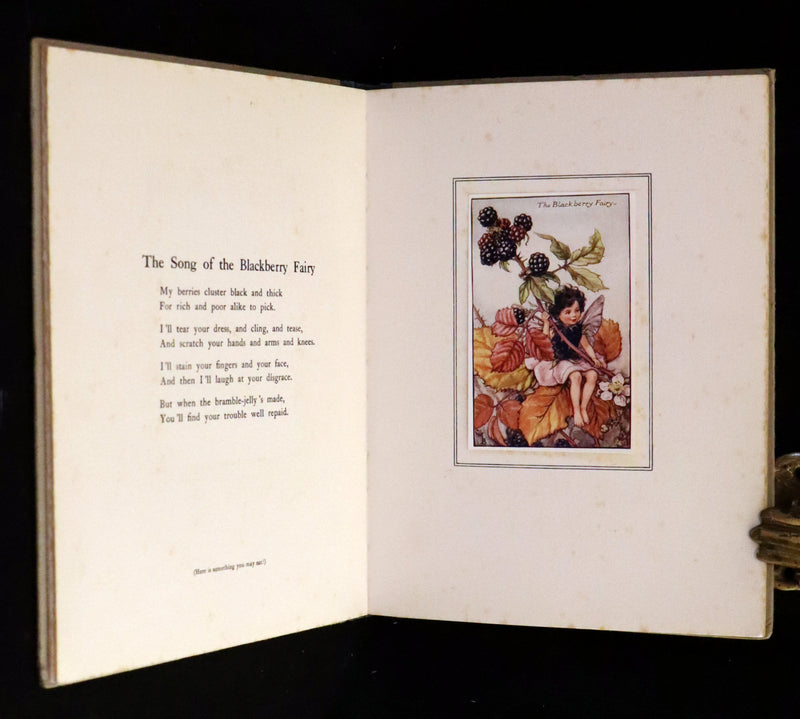 1926 First Edition - Flower Fairies of the Autumn Songs with Music by Cicely Mary Barker.