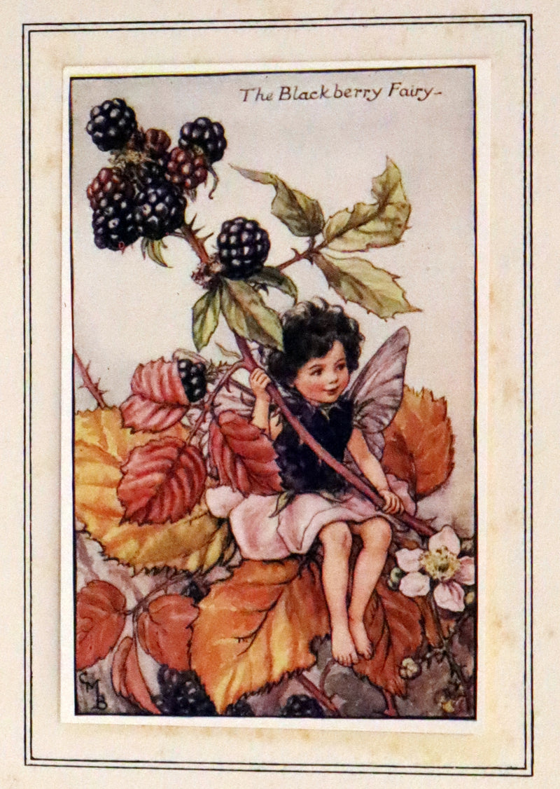 1926 First Edition - Flower Fairies of the Autumn Songs with Music by Cicely Mary Barker.