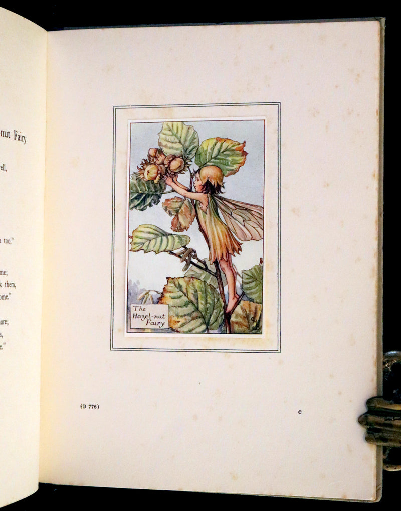 1926 First Edition - Flower Fairies of the Autumn Songs with Music by Cicely Mary Barker.