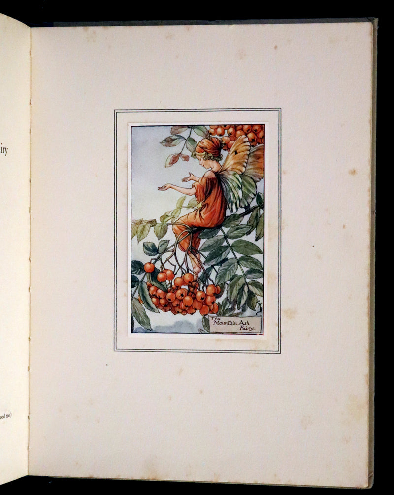 1926 First Edition - Flower Fairies of the Autumn Songs with Music by Cicely Mary Barker.