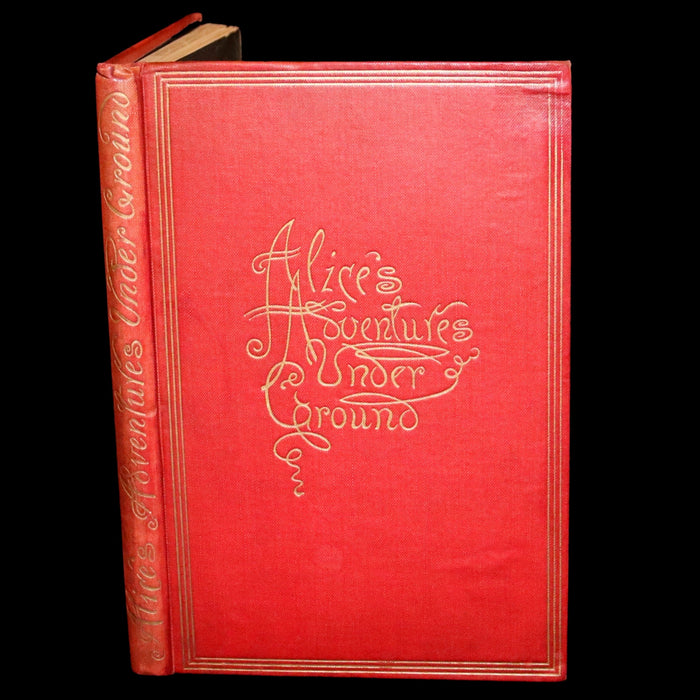 1886 Rare First Edition - Alice's Adventures Under Ground illustrated by Lewis Carroll. Alice's Adventures in Wonderland.