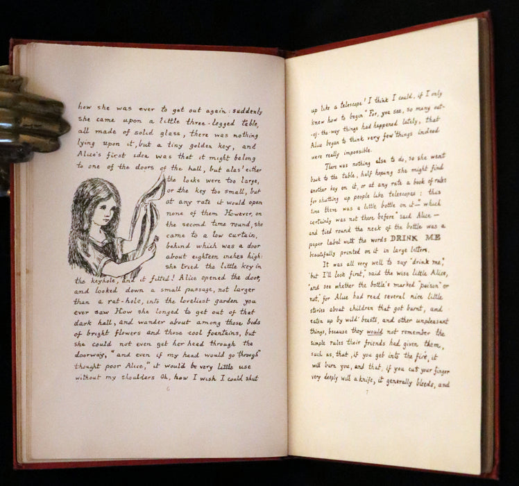 1886 Rare First Edition - Alice's Adventures Under Ground illustrated by Lewis Carroll. Alice's Adventures in Wonderland.