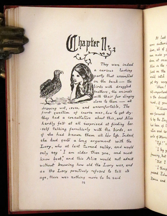 1886 Rare First Edition - Alice's Adventures Under Ground illustrated by Lewis Carroll. Alice's Adventures in Wonderland.