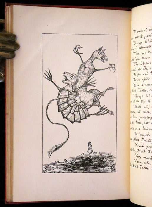 1886 Rare First Edition - Alice's Adventures Under Ground illustrated by Lewis Carroll. Alice's Adventures in Wonderland.