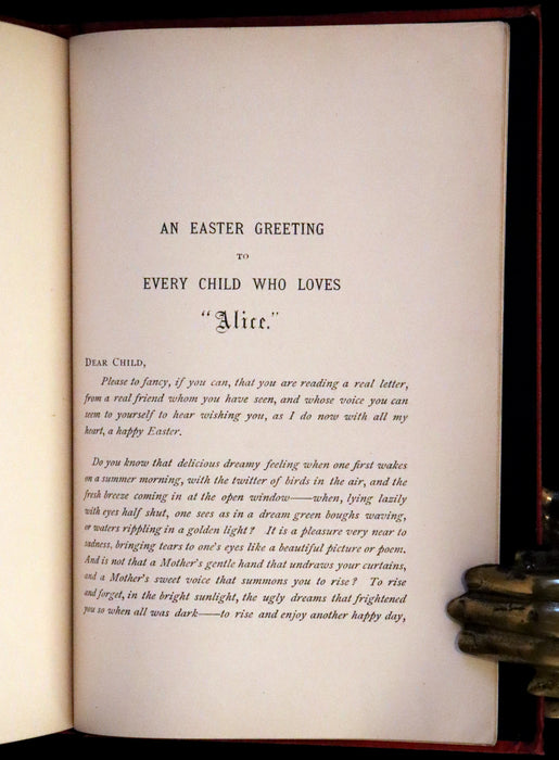 1886 Rare First Edition - Alice's Adventures Under Ground illustrated by Lewis Carroll. Alice's Adventures in Wonderland.