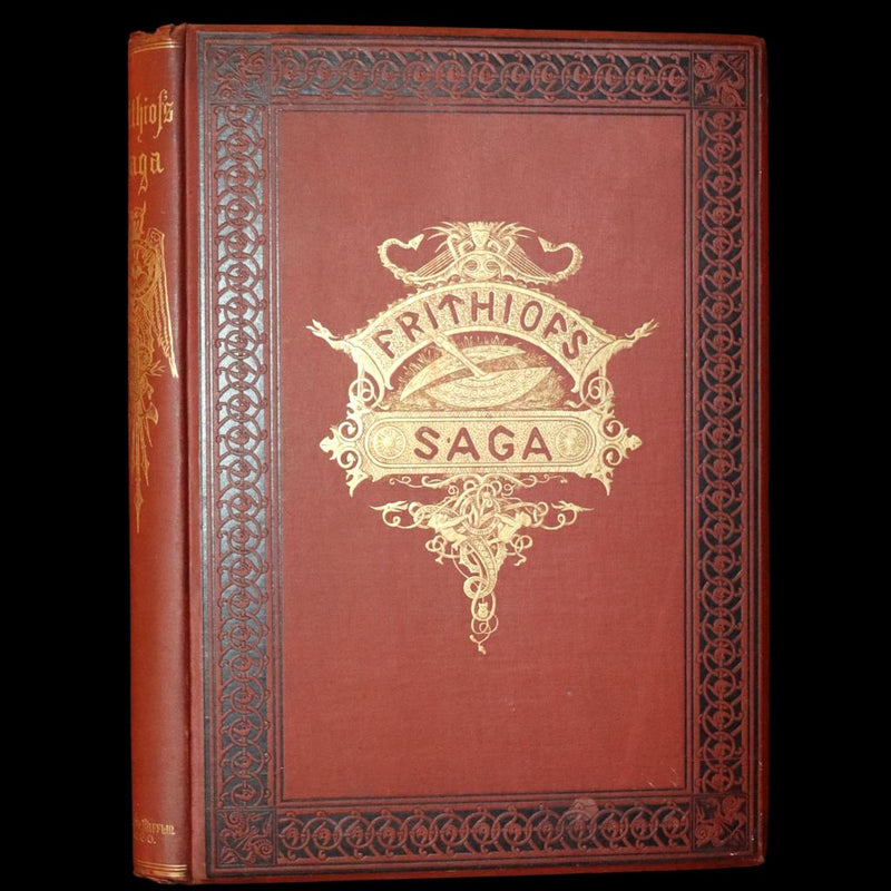 1878 Rare First English Edition - Frithiof's Saga, A Legend of Ancient Norway. Illustrated Viking Tales of the North.