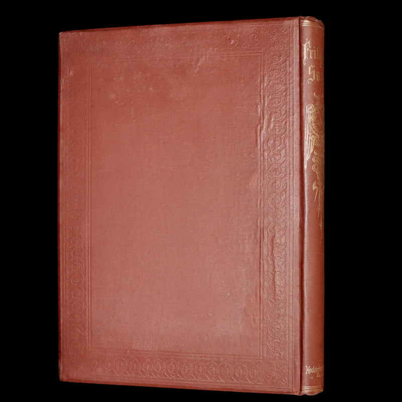1878 Rare First English Edition - Frithiof's Saga, A Legend of Ancient Norway. Illustrated Viking Tales of the North.