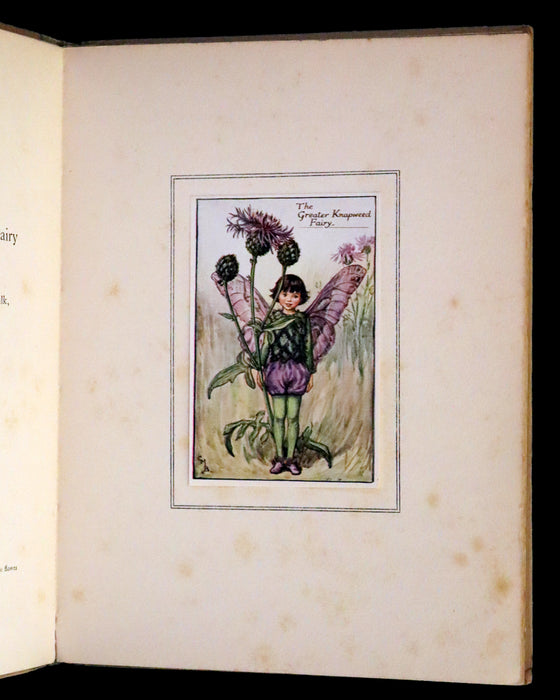 1926 First Edition - Flower Fairies of the Summer Songs with Music by Cicely Mary Barker.