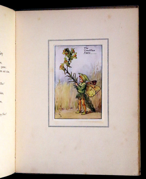 1926 First Edition - Flower Fairies of the Summer Songs with Music by Cicely Mary Barker.