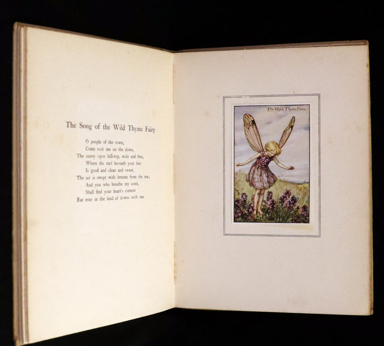 1926 First Edition - Flower Fairies of the Summer Songs with Music by Cicely Mary Barker.