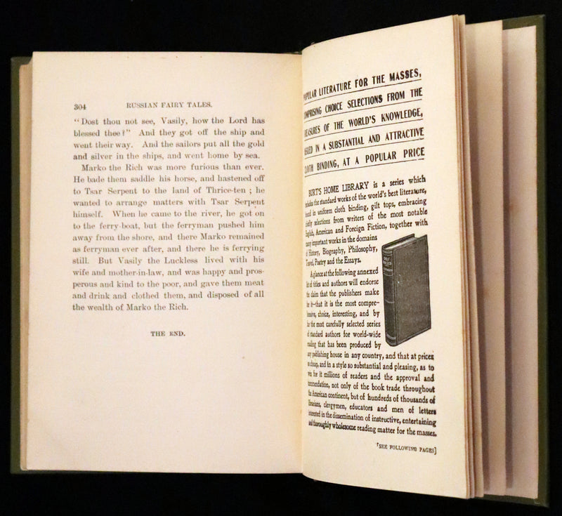 1900 Scarce Edition - Russian Fairy Tales from the Skazki of Polevoi by R. Nisbet Bain.