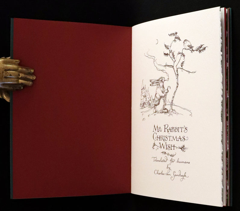 2007 Rare Edition - Mr. Rabbit's Christmas Wish Translated for Humans by Charles van Sandwyk.