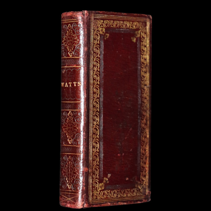 1821 Scarce Book with silver clasp - Psalms, Hymns, and Spiritual Songs by Isaac Watts.