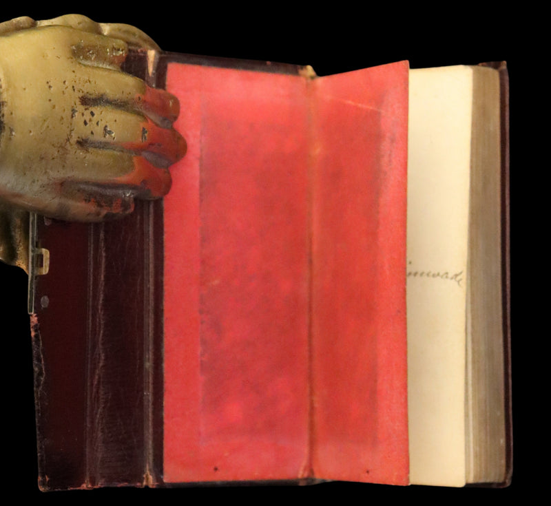 1821 Scarce Book with silver clasp - Psalms, Hymns, and Spiritual Songs by Isaac Watts.