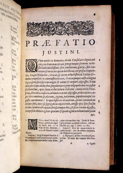 1669 Rare Latin Book - Justin's History of the Kings of Macedonia - Justinus' Historiae Philippicae of Trogus Pompeius.