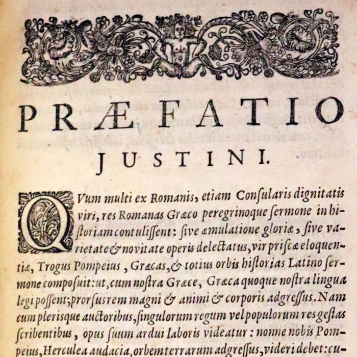 1669 Rare Latin Book - Justin's History of the Kings of Macedonia - Justinus' Historiae Philippicae of Trogus Pompeius.