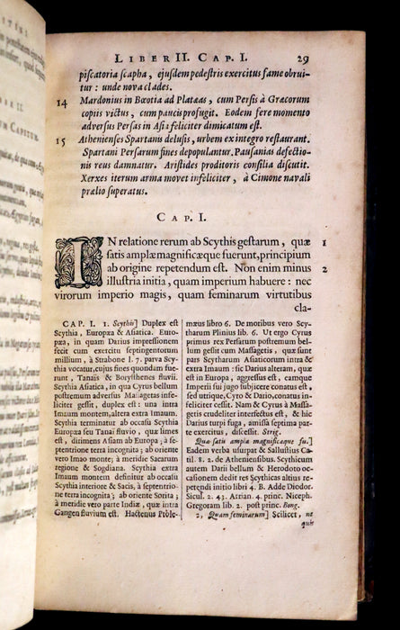 1669 Rare Latin Book - Justin's History of the Kings of Macedonia - Justinus' Historiae Philippicae of Trogus Pompeius.