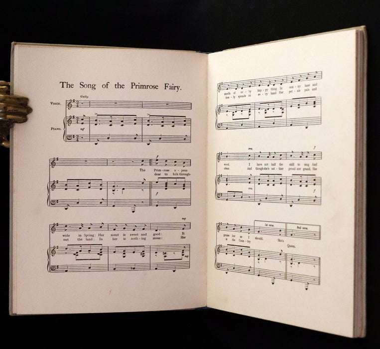 1926 First Edition - Flower Fairies of the Spring Songs with Music by Cicely Mary Barker.