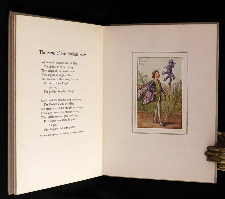 1926 First Edition - Flower Fairies of the Spring Songs with Music by Cicely Mary Barker.